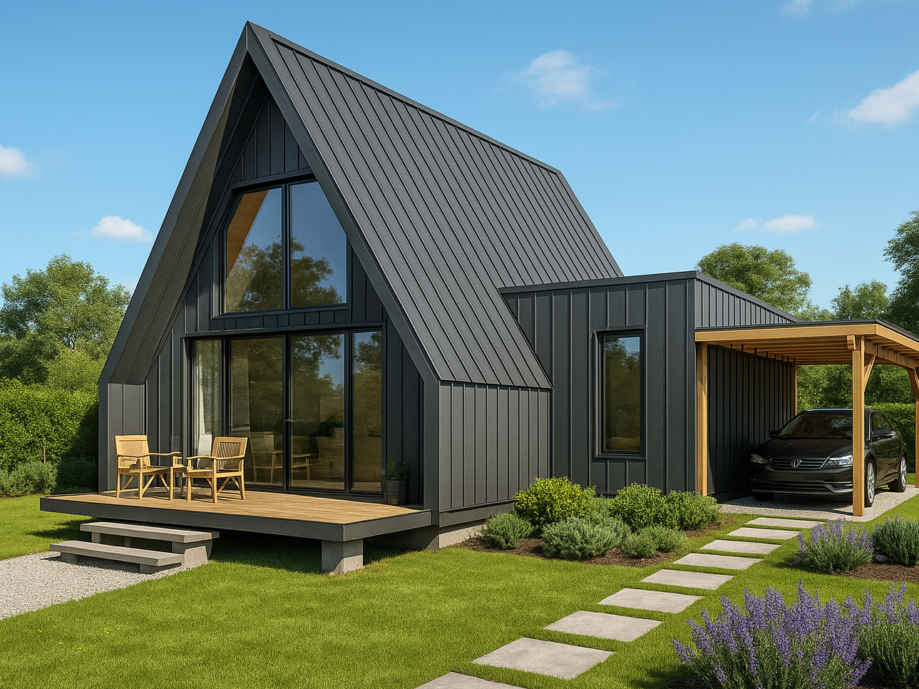 Construction de maison en ossature bois au meilleur rapport qualité prix en Ile de France